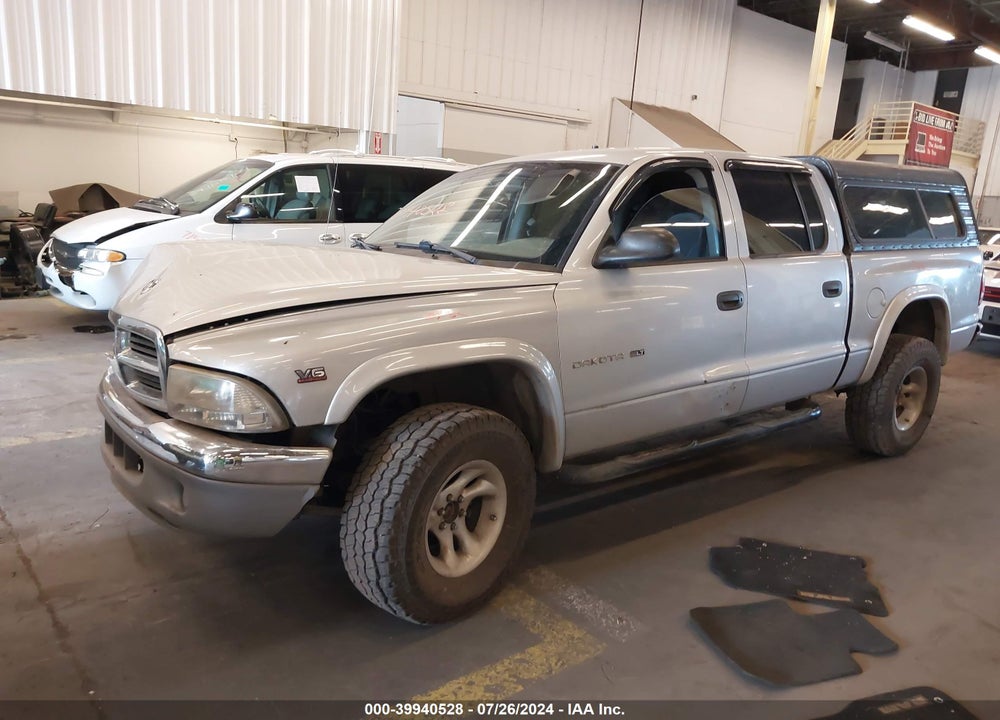 2002 DODGE DAKOTA SLT VIN: 1B7HG48X82S652704