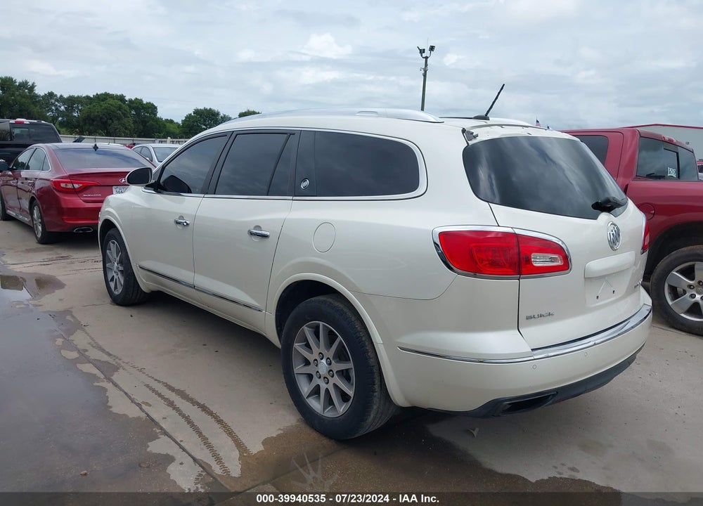 2015 BUICK ENCLAVE LEATHER VIN: 5GAKRBKD4FJ147954