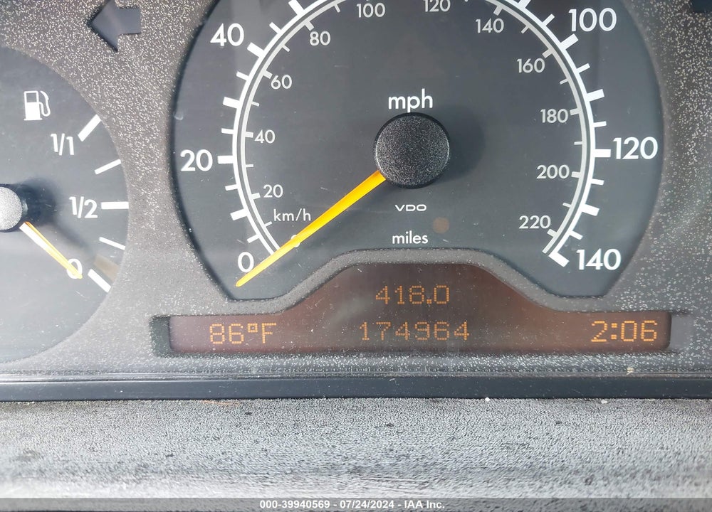 1996 MERCEDES-BENZ E 300D VIN: WDBJF20F7TJ006684
