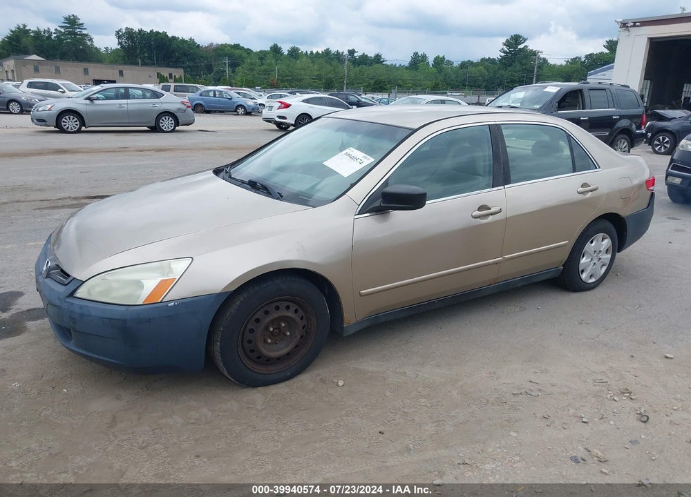 2003 HONDA ACCORD 2.4 LX VIN: 1HGCM56363A018986