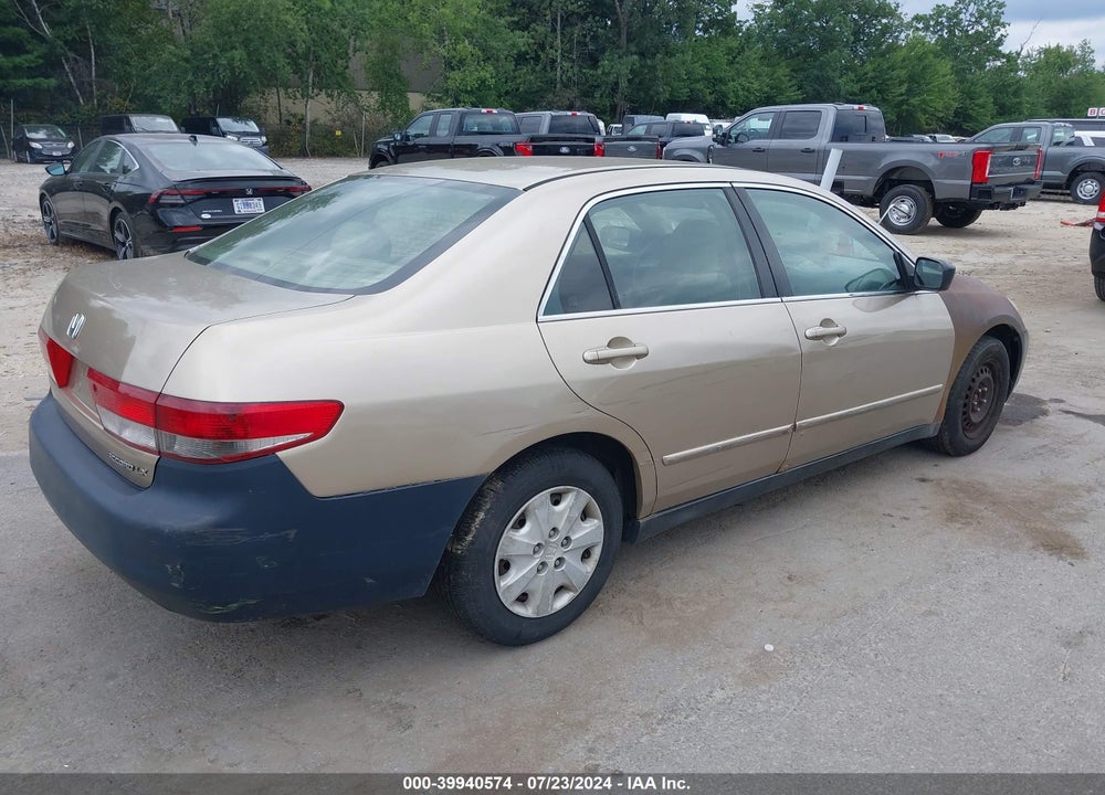 2003 HONDA ACCORD 2.4 LX VIN: 1HGCM56363A018986