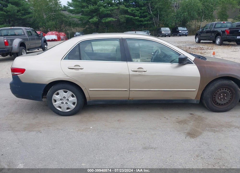 2003 HONDA ACCORD 2.4 LX VIN: 1HGCM56363A018986