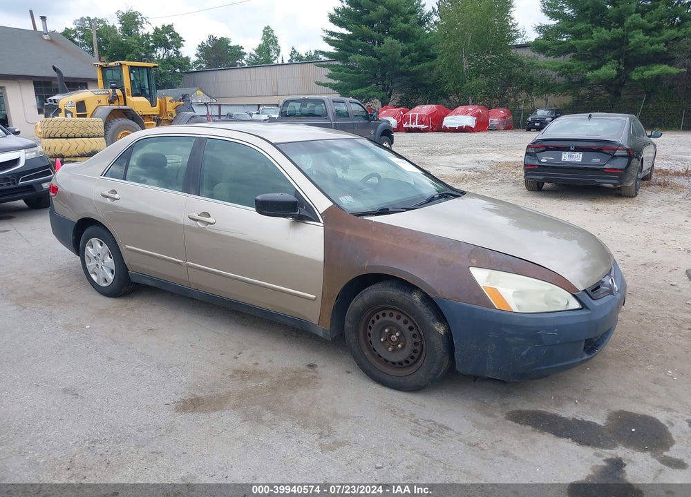 2003 HONDA ACCORD 2.4 LX VIN: 1HGCM56363A018986