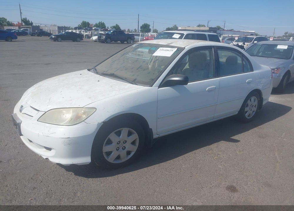 2004 HONDA CIVIC LX VIN: 2HGES165X4H539639
