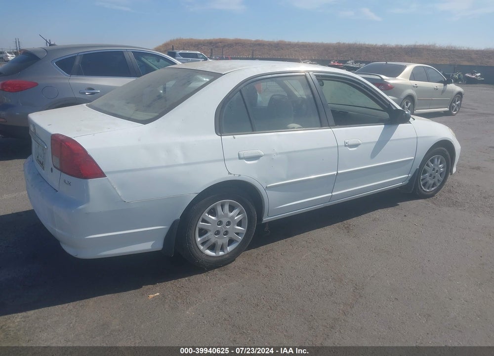 2004 HONDA CIVIC LX VIN: 2HGES165X4H539639