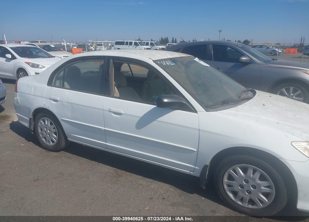 2004 HONDA CIVIC LX VIN: 2HGES165X4H539639