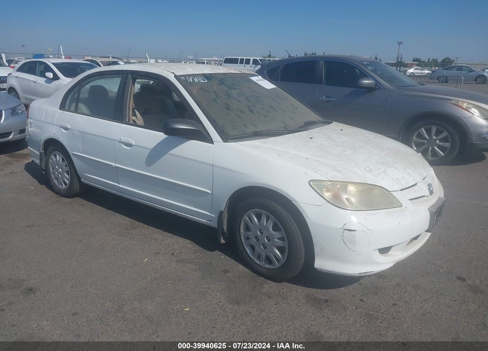 2004 HONDA CIVIC LX VIN: 2HGES165X4H539639