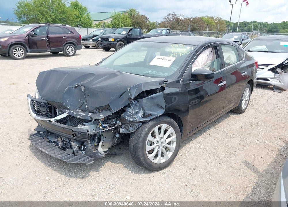 2019 NISSAN SENTRA SV VIN: 3N1AB7AP7KY343905