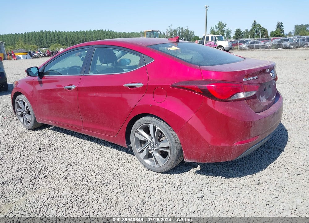2016 HYUNDAI ELANTRA LIMITED VIN: 5NPDH4AE6GH657118