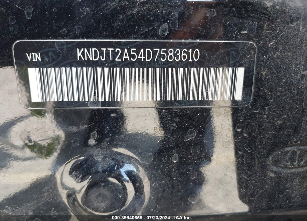 2013 KIA SOUL VIN: KNDJT2A54D7583610