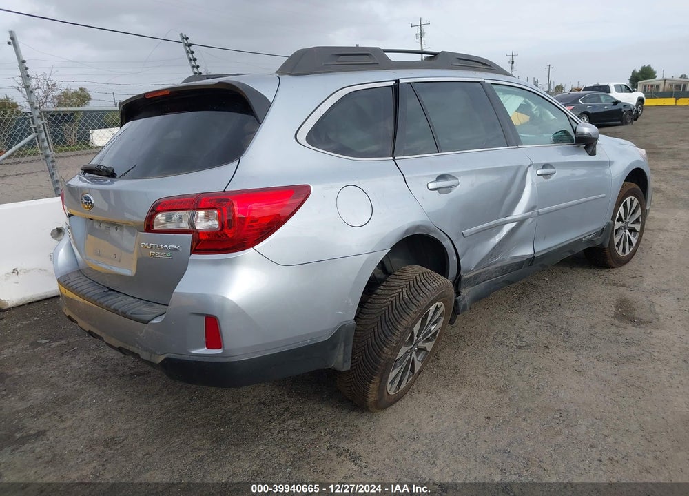 2015 SUBARU OUTBACK 2.5I LIMITED VIN: 4S4BSANC1F3324072