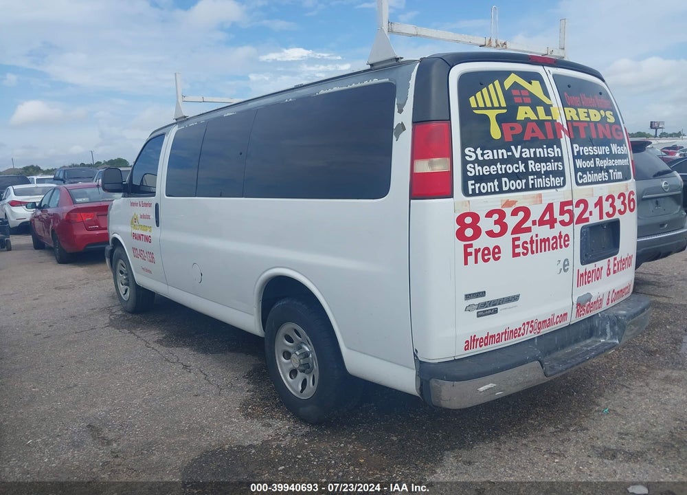 2010 CHEVROLET EXPRESS 1500 LT VIN: 1GBUGCD40A1123602