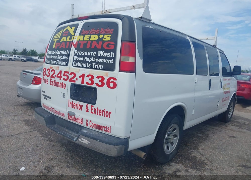 2010 CHEVROLET EXPRESS 1500 LT VIN: 1GBUGCD40A1123602
