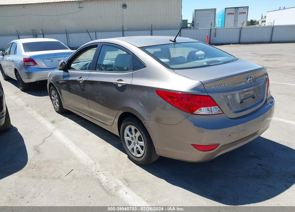 2014 HYUNDAI ACCENT GLS VIN: KMHCT4AE9EU627555