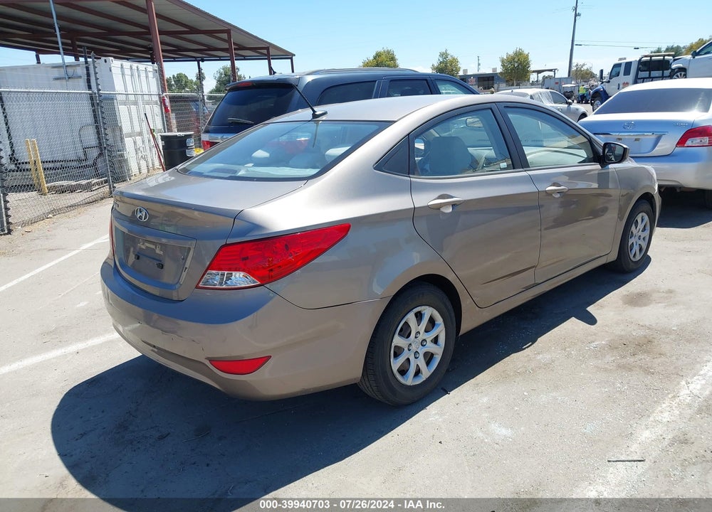 2014 HYUNDAI ACCENT GLS VIN: KMHCT4AE9EU627555