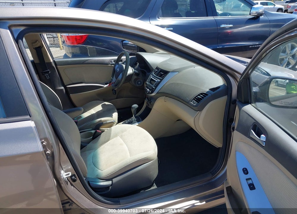 2014 HYUNDAI ACCENT GLS VIN: KMHCT4AE9EU627555