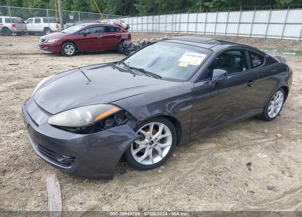 2008 HYUNDAI TIBURON GT/GT LIMITED/SE VIN: KMHHN66F48U278662