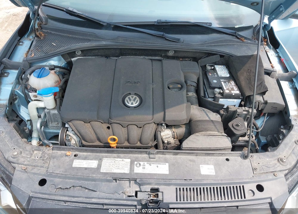 2012 VOLKSWAGEN PASSAT 2.5L SE VIN: 1VWBP7A39CC033455