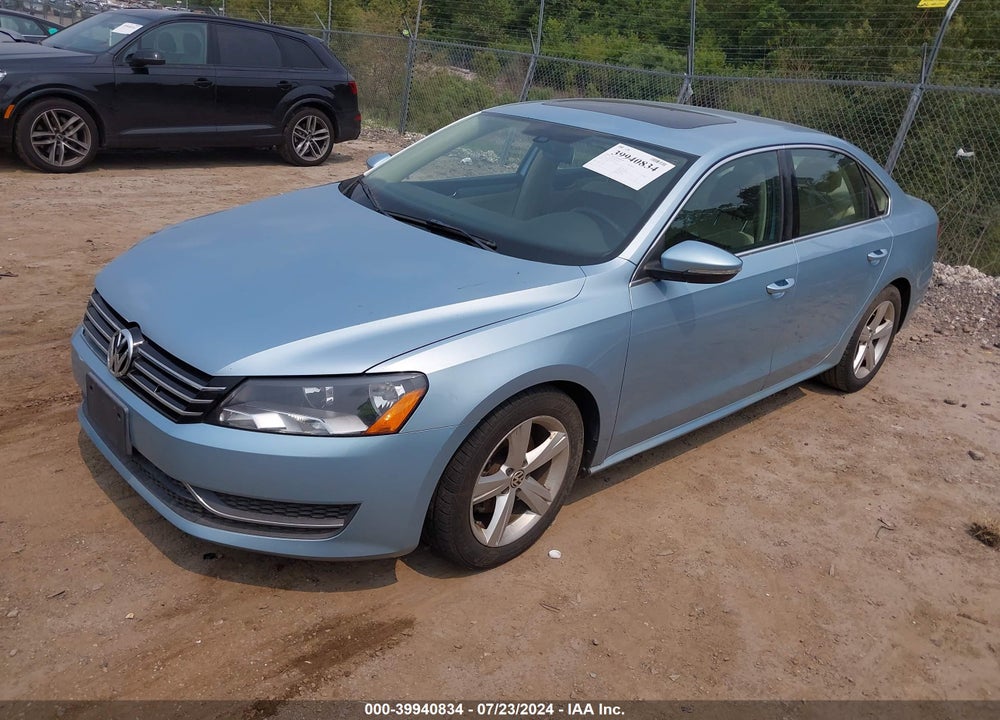 2012 VOLKSWAGEN PASSAT 2.5L SE VIN: 1VWBP7A39CC033455