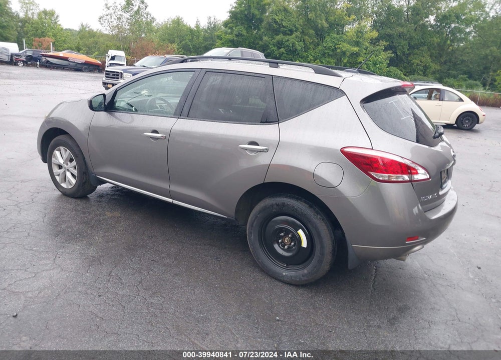 2012 NISSAN MURANO SL VIN: JN8AZ1MW6CW201129