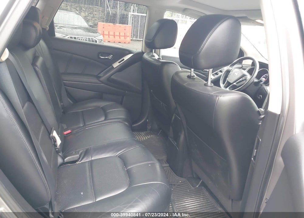 2012 NISSAN MURANO SL VIN: JN8AZ1MW6CW201129
