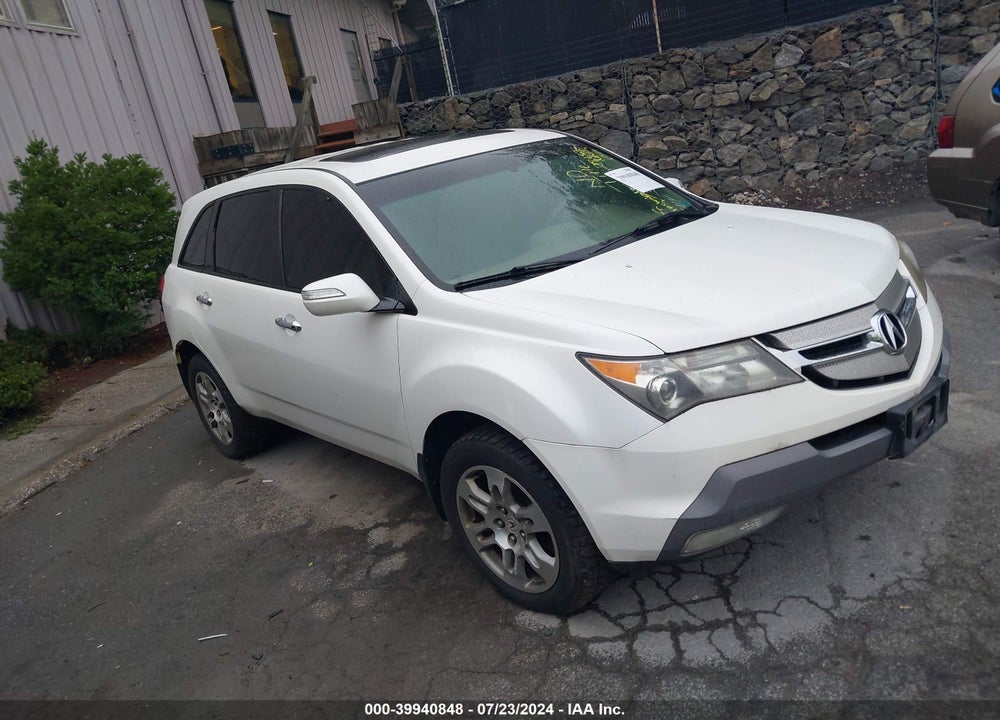 2008 ACURA MDX TECHNOLOGY PACKAGE VIN: 2HNYD28448H511951