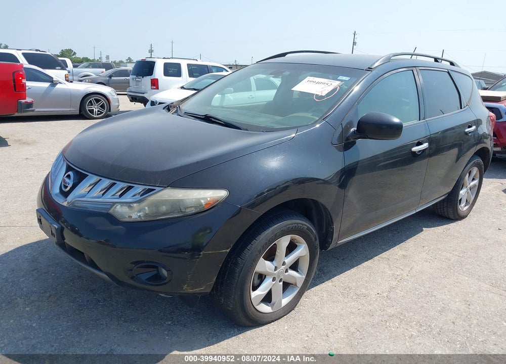 2010 NISSAN MURANO SL VIN: JN8AZ1MU1AW007782