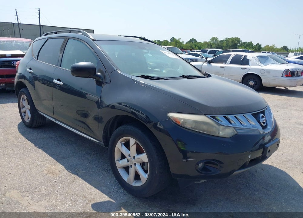 2010 NISSAN MURANO SL VIN: JN8AZ1MU1AW007782
