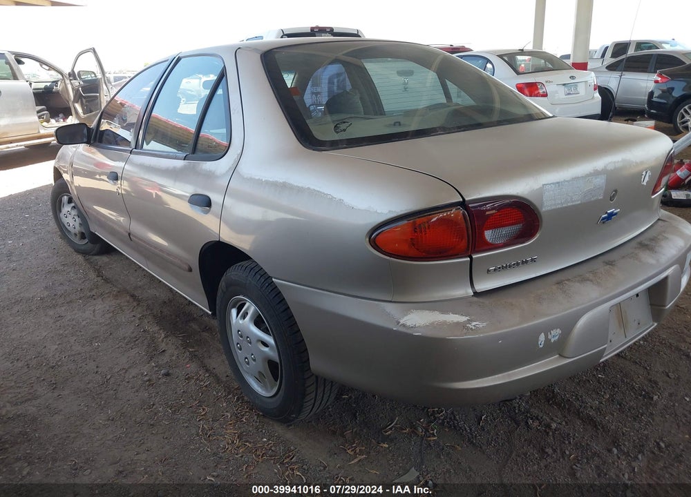 2001 CHEVROLET CAVALIER VIN: 1G1JC524017398062