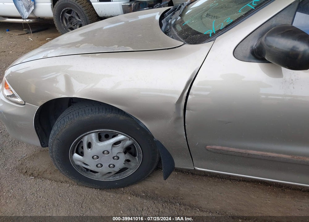 2001 CHEVROLET CAVALIER VIN: 1G1JC524017398062