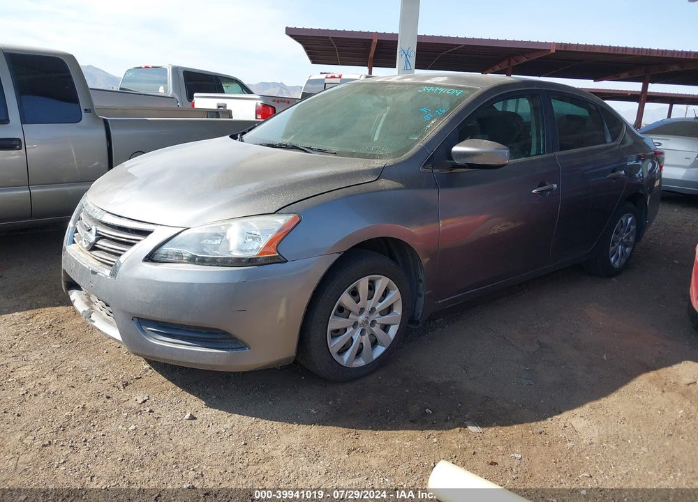 2015 NISSAN SENTRA S VIN: 3N1AB7AP3FY361470