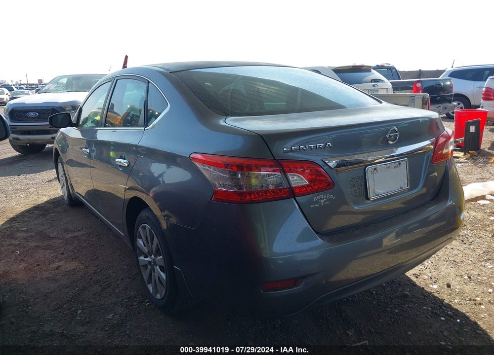 2015 NISSAN SENTRA S VIN: 3N1AB7AP3FY361470