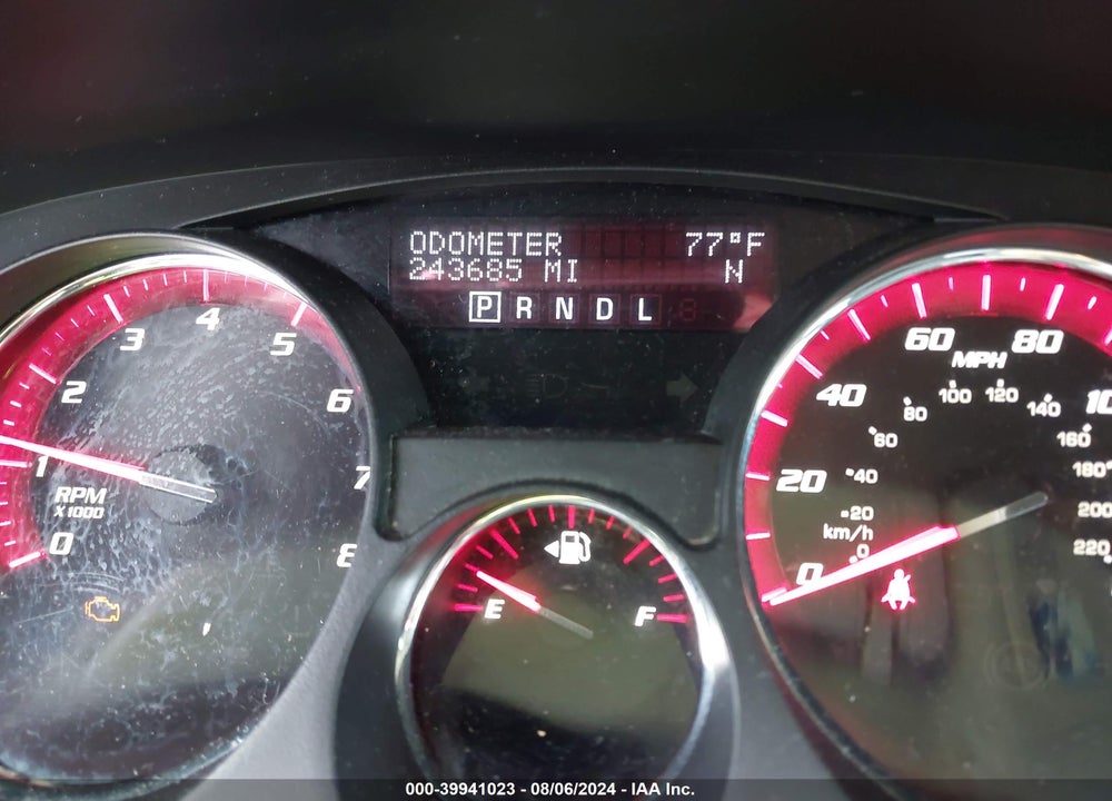 2009 GMC ACADIA SLT-1 VIN: 1GKER23D89J193631