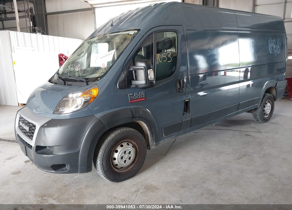 2019 RAM PROMASTER 2500 HIGH ROOF 159 WB VIN: 3C6TRVDG1KE520751
