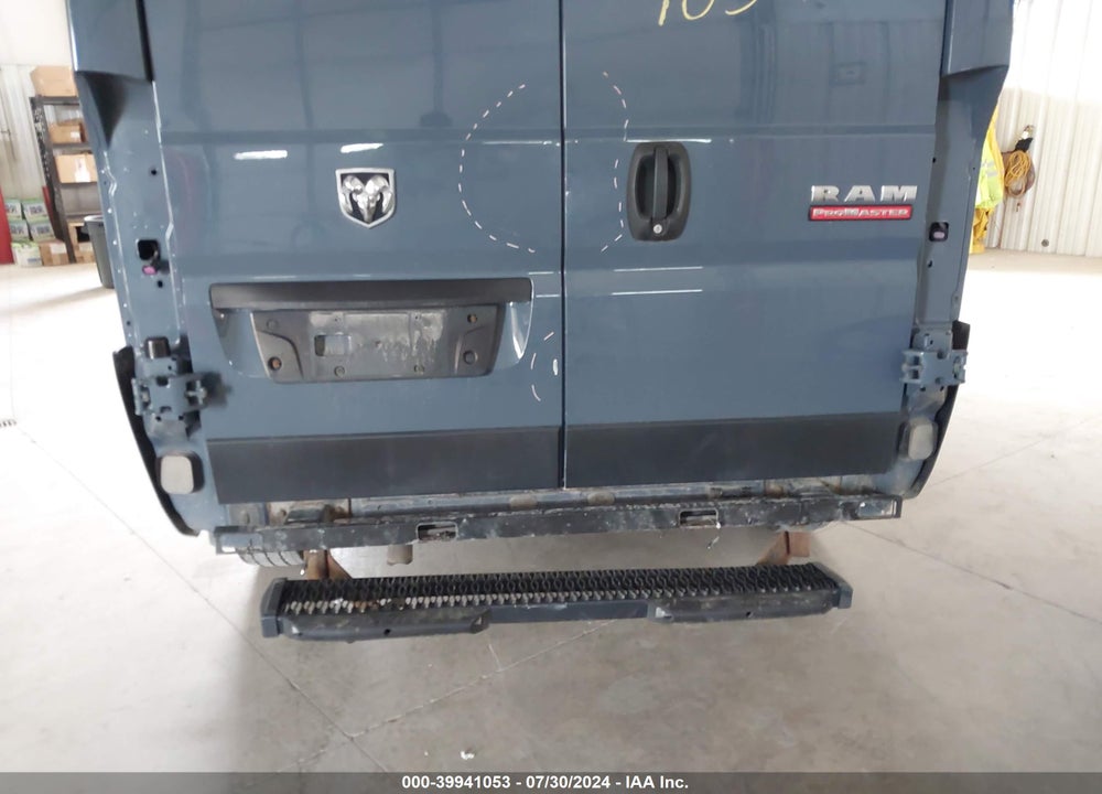 2019 RAM PROMASTER 2500 HIGH ROOF 159 WB VIN: 3C6TRVDG1KE520751