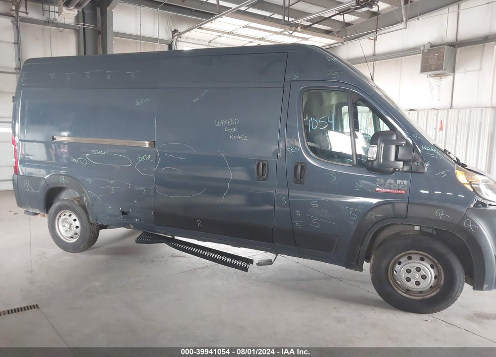 2019 RAM PROMASTER 2500 HIGH ROOF 159 WB VIN: 3C6TRVDG8KE517099