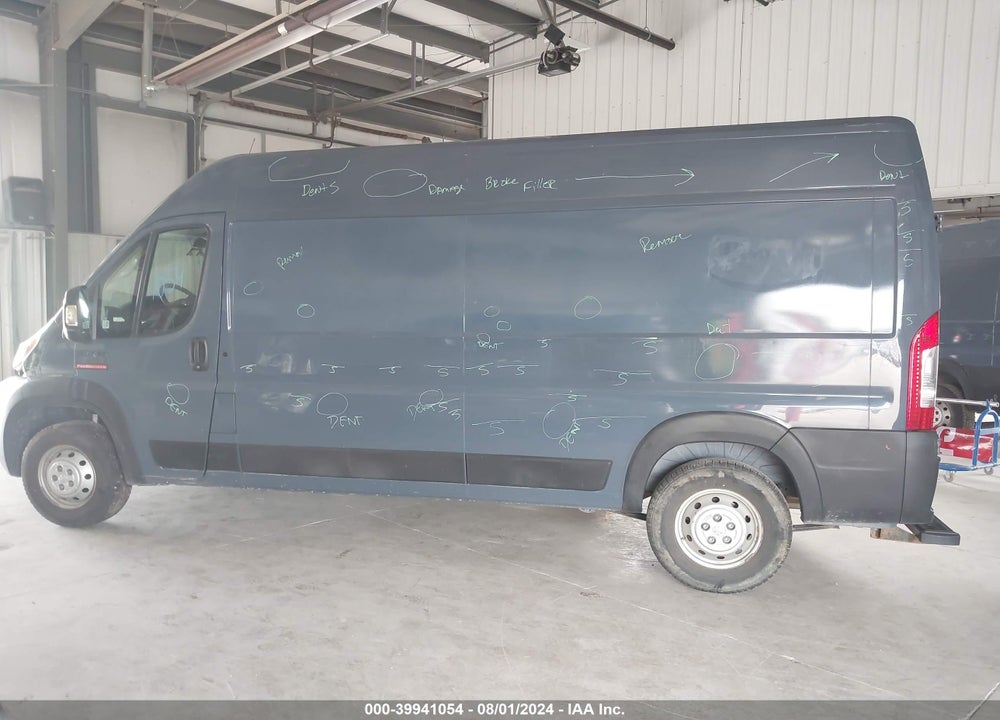 2019 RAM PROMASTER 2500 HIGH ROOF 159 WB VIN: 3C6TRVDG8KE517099