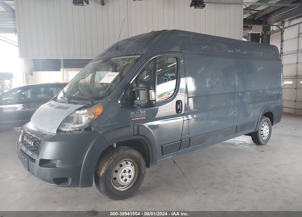 2019 RAM PROMASTER 2500 HIGH ROOF 159 WB VIN: 3C6TRVDG8KE517099