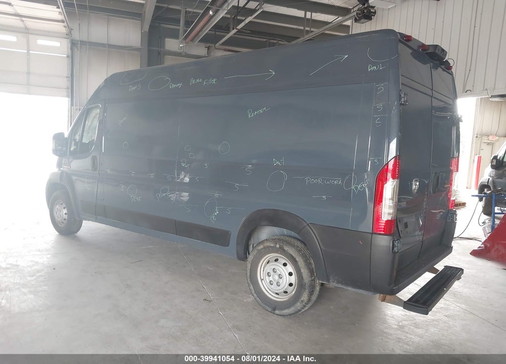 2019 RAM PROMASTER 2500 HIGH ROOF 159 WB VIN: 3C6TRVDG8KE517099
