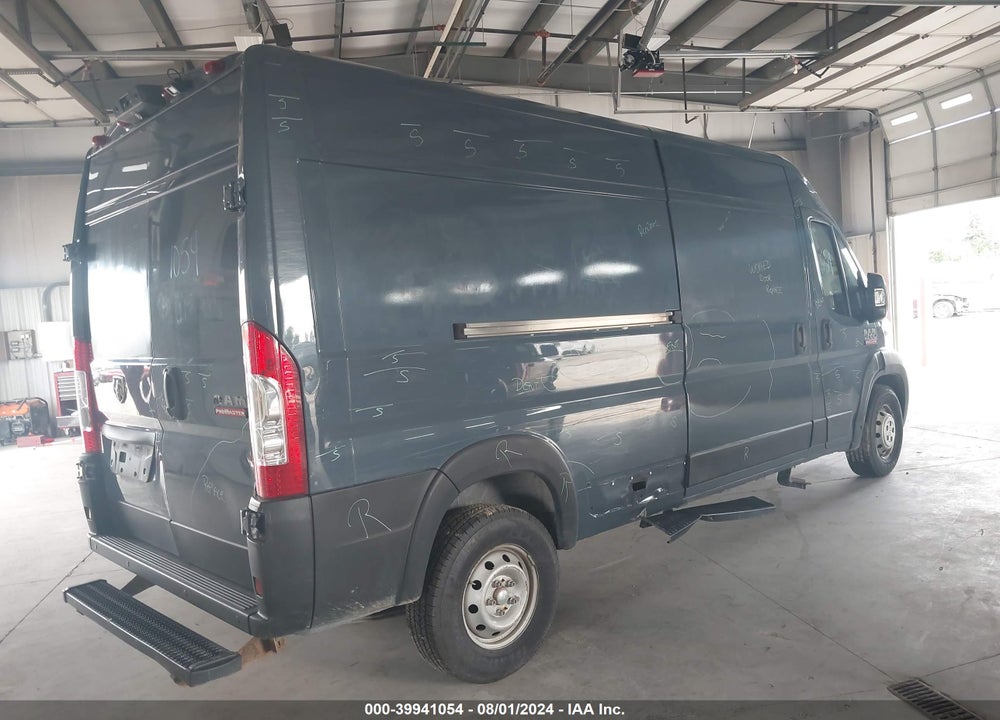 2019 RAM PROMASTER 2500 HIGH ROOF 159 WB VIN: 3C6TRVDG8KE517099