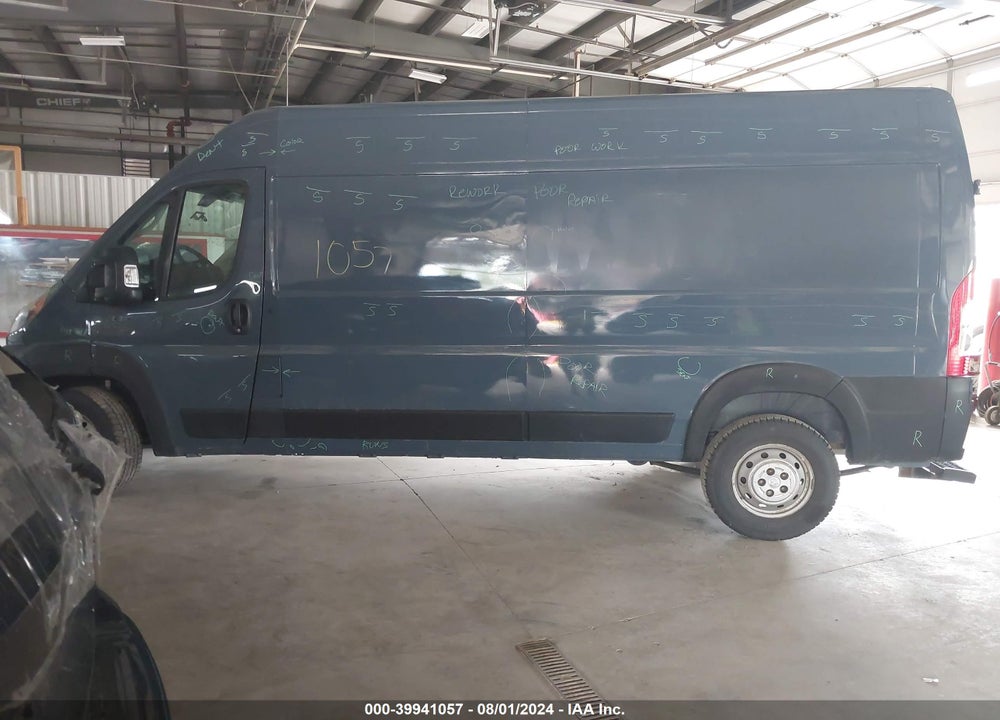 2019 RAM PROMASTER 2500 HIGH ROOF 159 WB VIN: 3C6TRVDG3KE516880