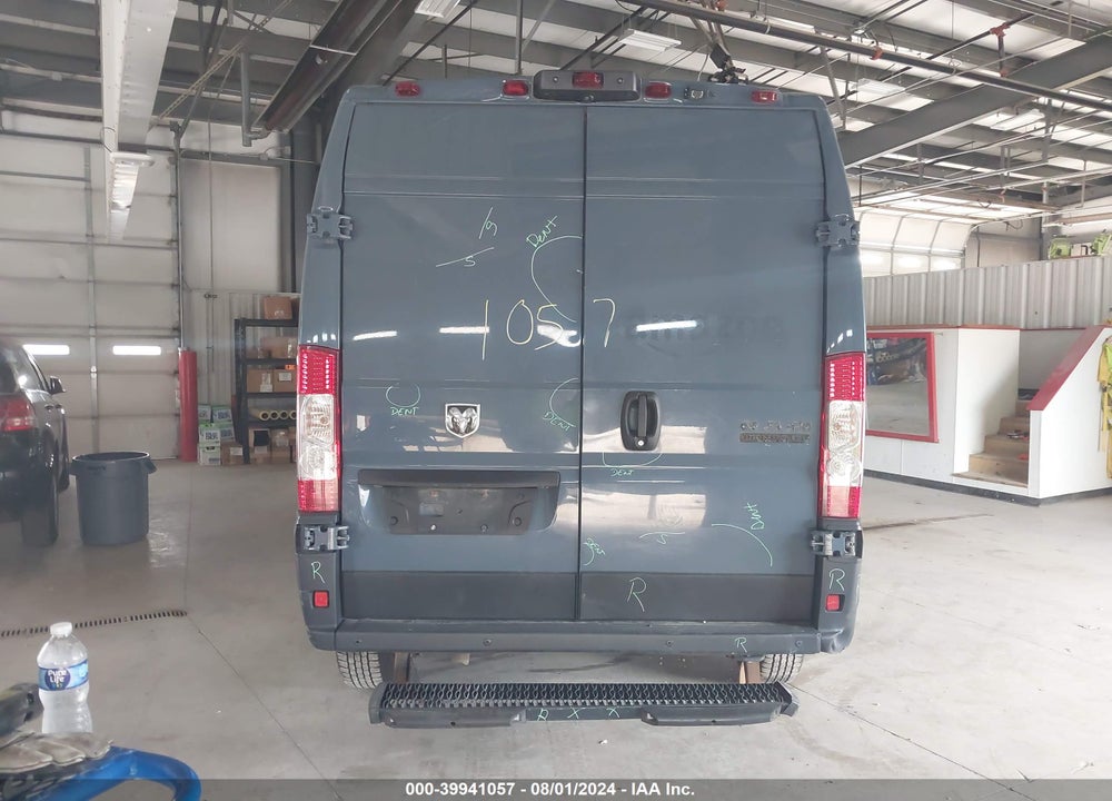 2019 RAM PROMASTER 2500 HIGH ROOF 159 WB VIN: 3C6TRVDG3KE516880