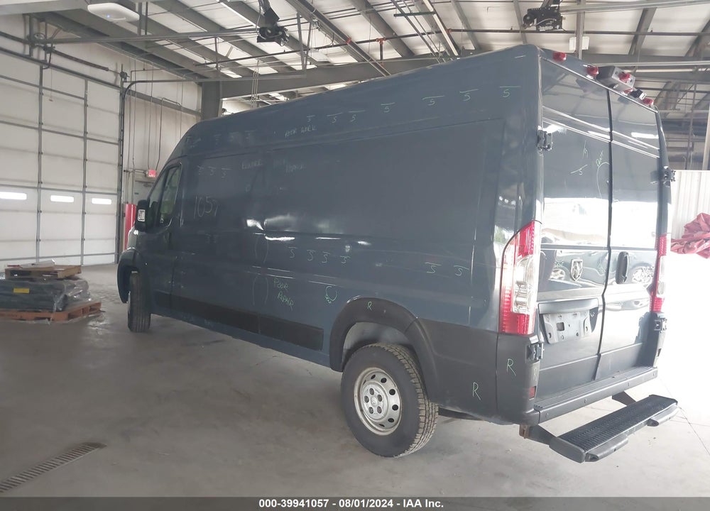2019 RAM PROMASTER 2500 HIGH ROOF 159 WB VIN: 3C6TRVDG3KE516880