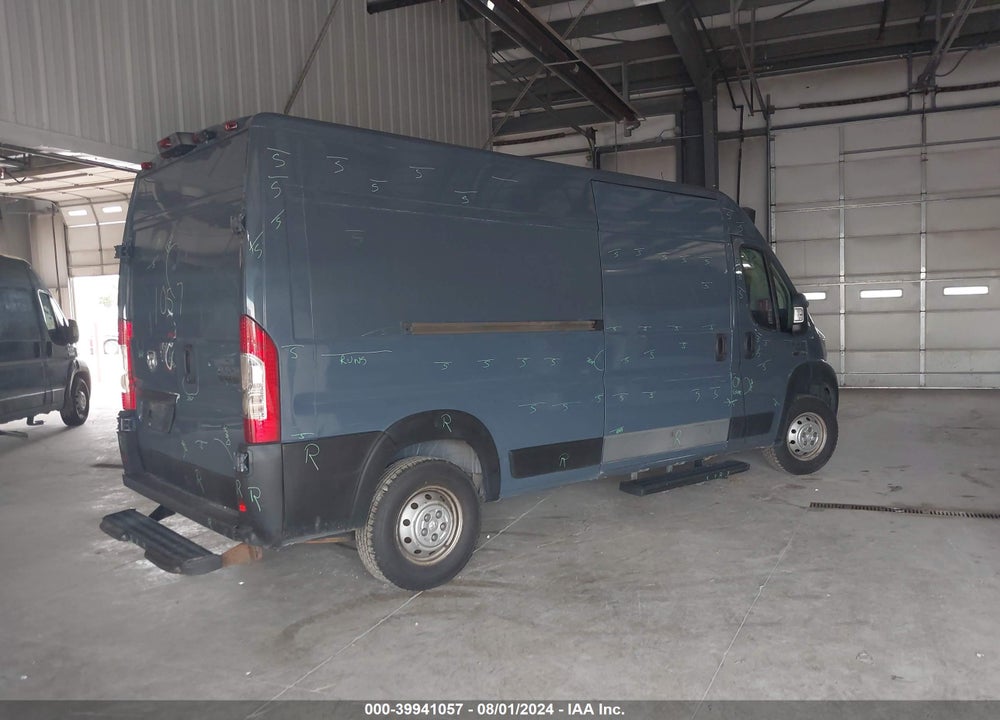 2019 RAM PROMASTER 2500 HIGH ROOF 159 WB VIN: 3C6TRVDG3KE516880
