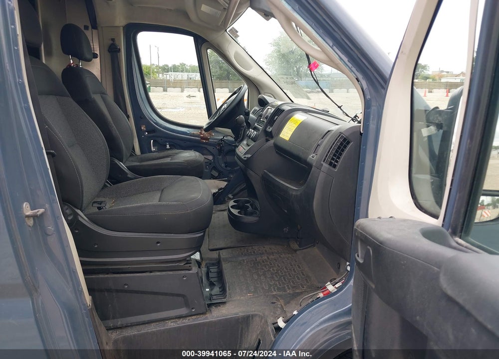 2019 RAM PROMASTER 3500 CARGO VAN HIGH ROOF 159 WB EXT VIN: 3C6URVJG3KE551301