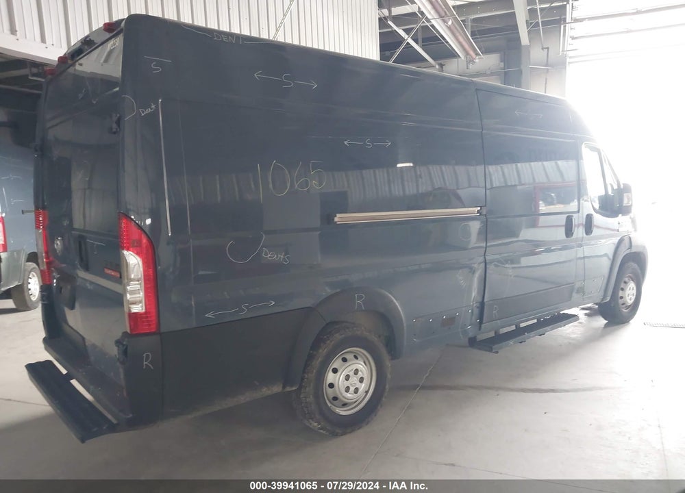 2019 RAM PROMASTER 3500 CARGO VAN HIGH ROOF 159 WB EXT VIN: 3C6URVJG3KE551301