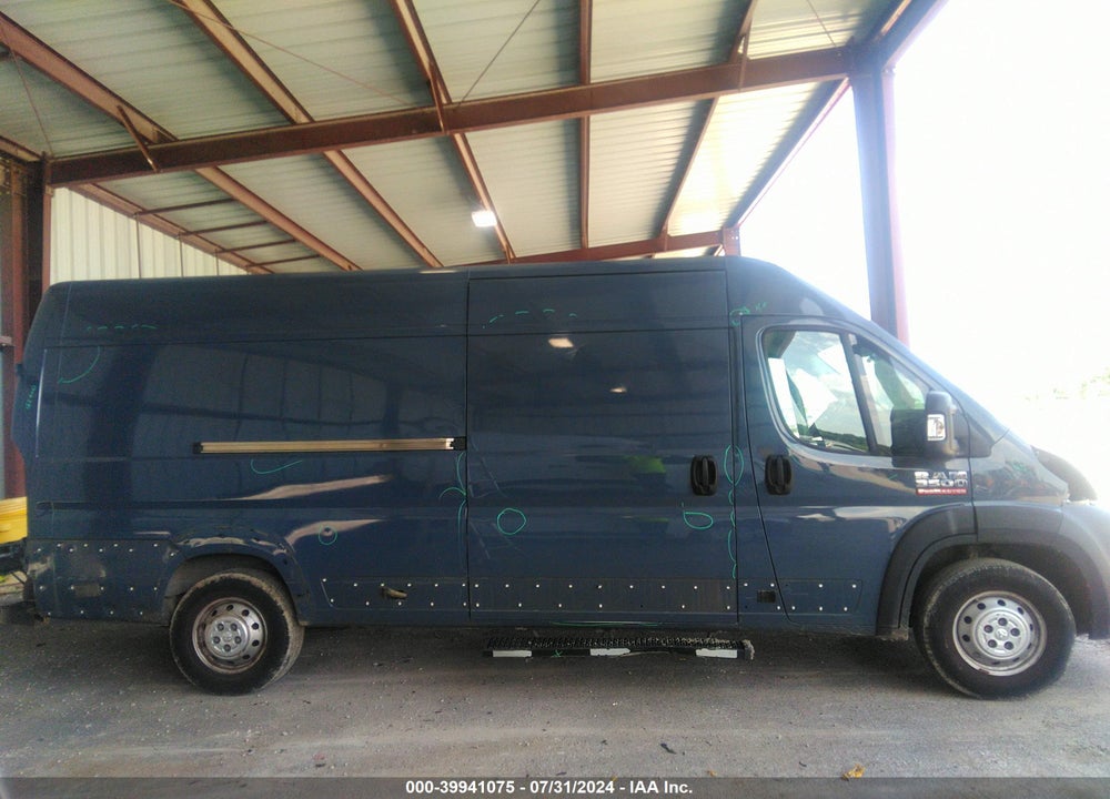 2020 RAM PROMASTER 3500 CARGO VAN HIGH ROOF 159 WB EXT VIN: 3C6URVJGXLE113084