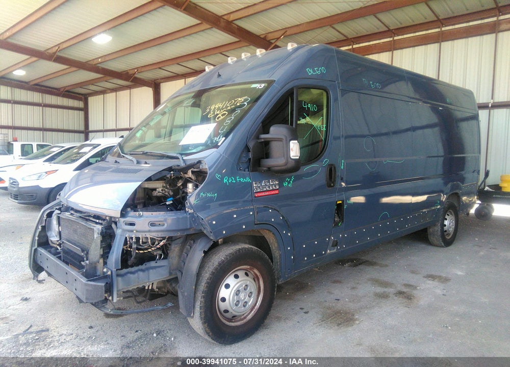 2020 RAM PROMASTER 3500 CARGO VAN HIGH ROOF 159 WB EXT VIN: 3C6URVJGXLE113084