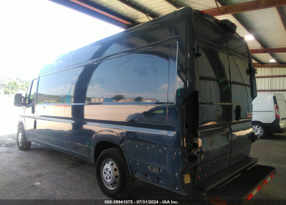 2020 RAM PROMASTER 3500 CARGO VAN HIGH ROOF 159 WB EXT VIN: 3C6URVJGXLE113084