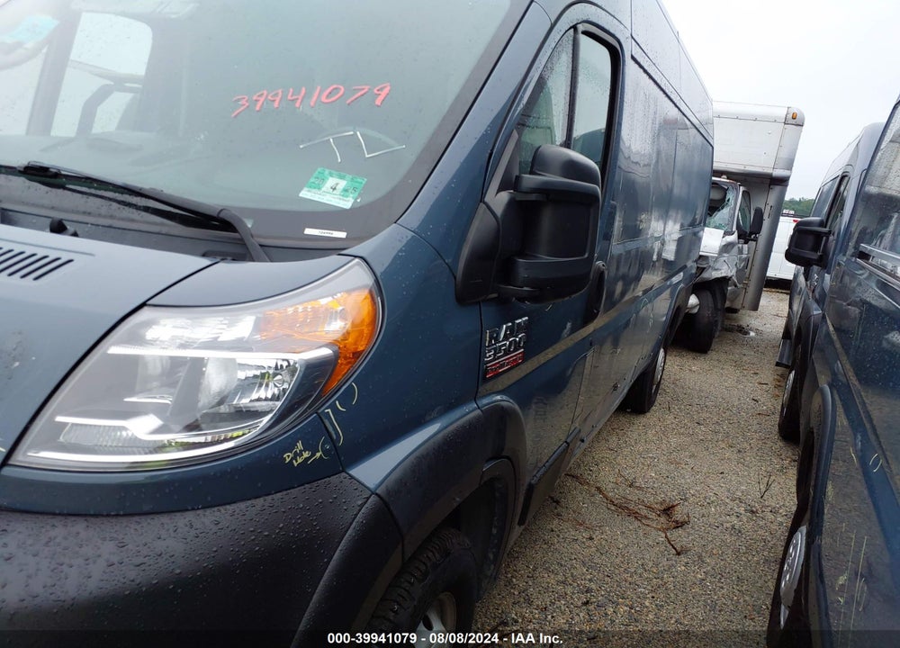 2020 RAM PROMASTER 3500 CARGO VAN HIGH ROOF 159 WB EXT VIN: 3C6URVJG7LE124995